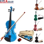High Quality 4/4 Full Size Acoustic Violin Fiddle Case Bow +rosin Beginner. Fixed Price $62.19.