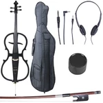 Cecilio 4/4 CECO-1BK Black Metallic Electric Cello W/ Ebony Fittings, Full Size. Fixed Price $206.99.