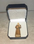 New St. Brother Conrad Of Parzham With Case ( 10032 ), Wood Figurines Lepi. Fixed Price $51.60.