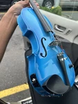 Barcus-berry Vibrato Ae Series Electric Violin Blue 4/4 Polished W/ Case Bow. Fixed Price $730.00.