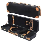 Hardwood Violin Case 3/4-4/4 Size Accessory Pocket Brown, NR-6900. Fixed Price $124.99.