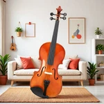 1/4 Size Kids Beginner Acoustic Violin Set - Shoulder Rest Student Gloss Natural. Fixed Price $57.99.