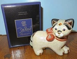 Artesania Derosa Rinconada Cat Red Bow F116 -family Collection-original Box. Fixed Price $45.99.