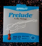 Addario Prelude J1010 Cello String Set, 3/4 Scale Medium Tension. Fixed Price $53.00.