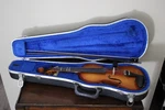Erich Pfretzschner 3/4 Violin Model Stradivarius Replica 1990 W/ Case And Bow. Fixed Price $100.00.