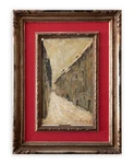 Work Of The Bergamo Artist Alberto Vitali Year 1960 35X20CM Oil On Panel. Fixed Price $872.33.