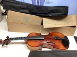 Classic Violin Case Sticks Music Brown Adm 4/4 Model VLZ31-44 Luna Ukes. Fixed Price $129.99.