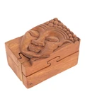 Benjamin International Buddha Wooden Puzzle Box Novelty Decor. Fixed Price $31.50.