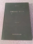 Mozart Cosi Fan Tutte Vocal Score G Schirmer Hc Opera Piano. Fixed Price $20.00.
