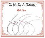New Paititi Cello String Set 4/4 Size Premium Quality Steel Core Ball End. Fixed Price $14.99.