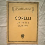 G. Schirmer Inc Corelli Folia Violin Piano Sheet Music Classical Vol 535. Fixed Price $8.00.