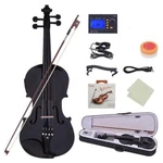 Glarry GV102 4/4 Solid Wood Eq Violin Box Bow String Shoulder Pad Black.. Fixed Price $79.47.