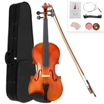 Glarry 1/2 Acoustic Violin Case Bow Rosin Strings Shoulder Rest Coffee Color. Fixed Price $72.78.