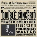 Double Concerto For Violin Cello Minor Tragic Overture Cd Johannes Brahms. Fixed Price $15.99.