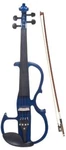 Blue Advanced Electric Silent Violin 4/4 Hand Made Sweet Tone With Case. Fixed Price $100.00.