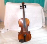 Vintage Stradavarius Style 4/4 Violin Beautiful 2 Piece Figured Maple Back. Fixed Price $450.00.