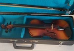 Anton Breton Violin 1/8 Sz Childs Wooden Vintage 1992 Bow Case & Shoulder Rest. Fixed Price $109.95.