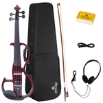 Electric Violin 4/4 Full Size Solid Wood Ebony Fittings Red Cecilio Metallic. Fixed Price $259.99.