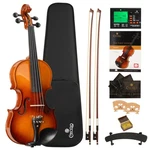 Violin 4/4 Full Size Solidwood Ebony Left Handed Complete Set Cecilio Fiddle. Fixed Price $209.99.