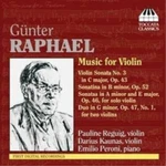 Gunter Raphael: Music For Violin Cd New. Fixed Price $15.99.