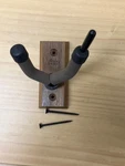 String Swing Violin Hanger Wooden Wall Mount, Black Walnut, With Screws. Fixed Price $7.50.