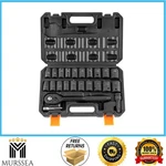 Skyshalo 1/2 Drive Impact Socket Set 23 Pc Sae & Metric 6-POINT Cr-v Case. Fixed Price $30.99.