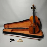 Vtg Copy Of Nicolaus Amati Violin Germany W/ Hard Case Bow Parts. Fixed Price $200.00.