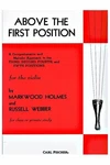 Above The First Position, For Violin; Holmes/webber (carl Fischer). Fixed Price $17.99.